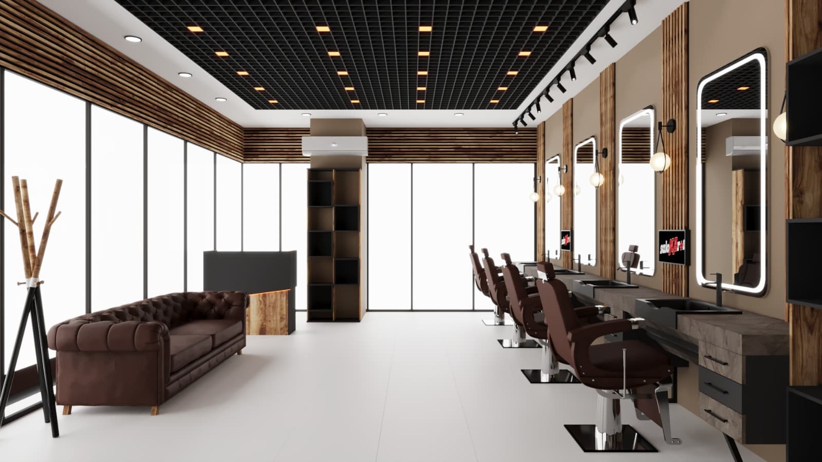 Salon Artı erkek kuaförü salon içi, Bosna Hersek Selçuklu